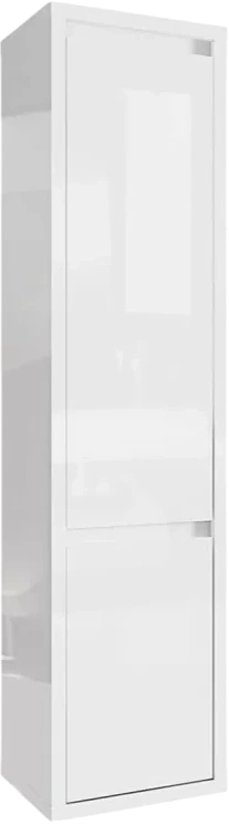 Шкаф пенал Норден, распашной с полками, Белый