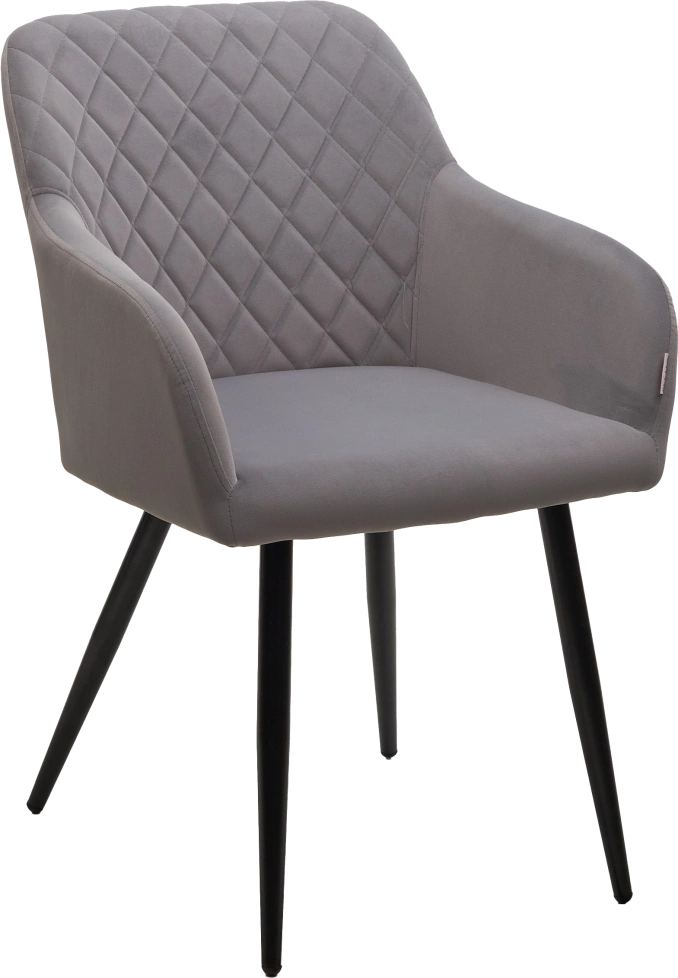 Стул Brandy, мягкий, 505-35 Серый, велюр