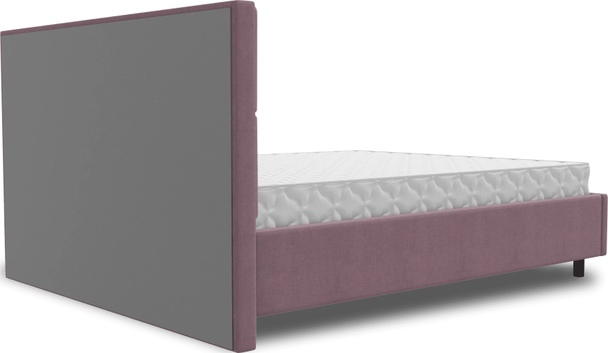 Кровать Невада 3, мягкая, полутораспальная, 140x200, Fresh Deep Lavender