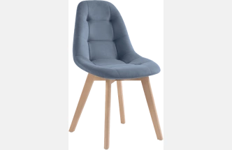 Стул Filip, blue / wood