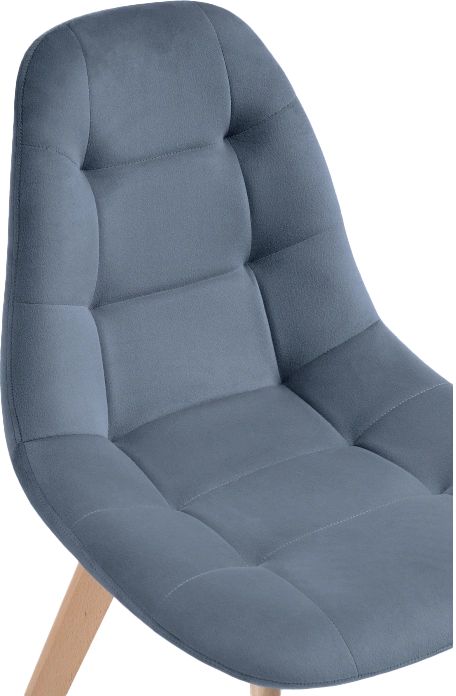 Стул Filip, blue / wood