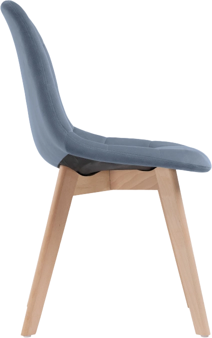 Стул Filip, blue / wood
