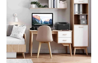 Шкаф однодверный Калгари, распашной, дуб светлый / белый матовый