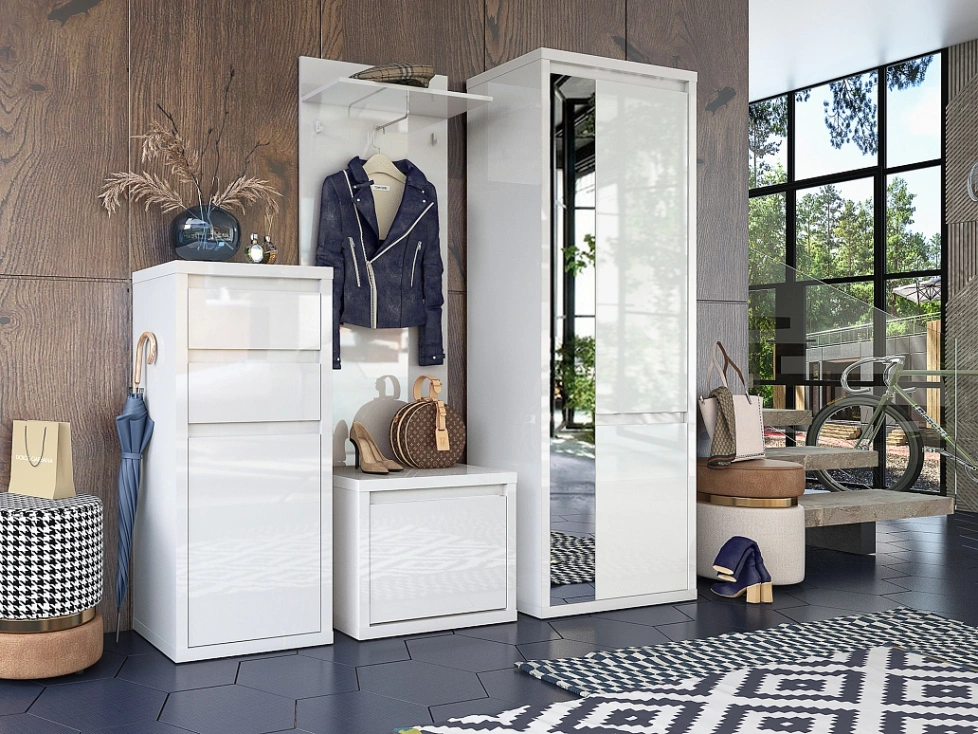 Модульная прихожая Норден 2, белый