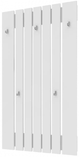Модульная прихожая Лофт 117.10, с большой вешалкой, белый 