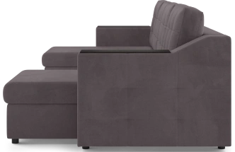 Диван П-образный Невада, модель 020, комплектация 4, Omega 24 (коричневый)