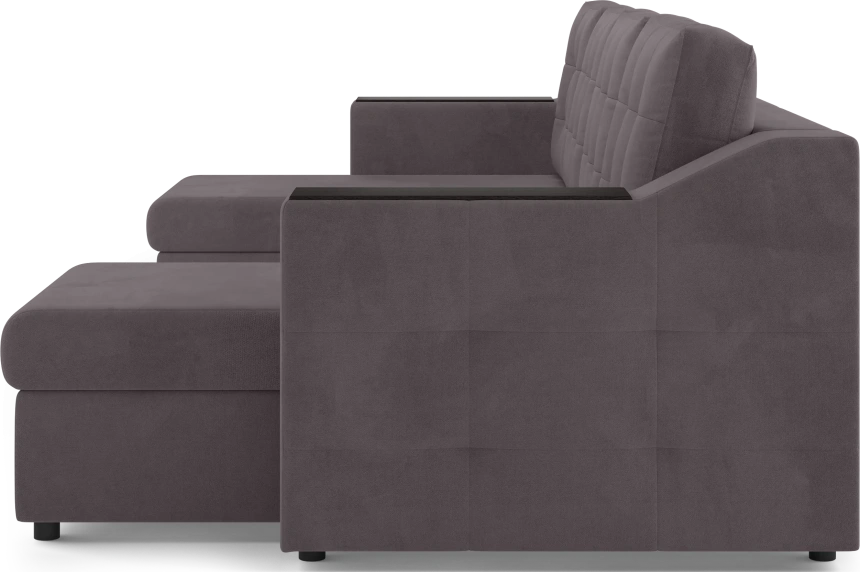 Диван П-образный Невада, модель 020, комплектация 4, Omega 24 (коричневый)