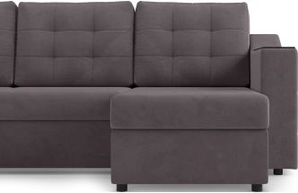 Диван П-образный Невада, модель 020, комплектация 4, Omega 24 (коричневый)