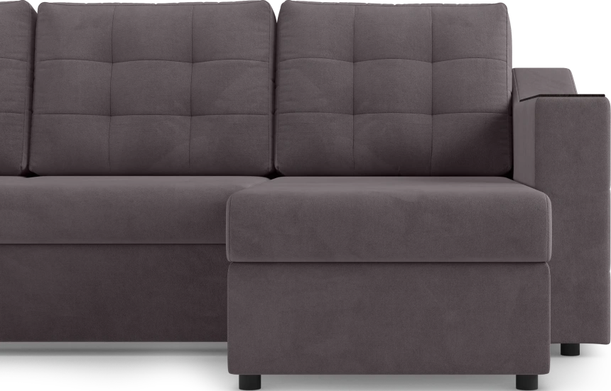 Диван П-образный Невада, модель 020, комплектация 4, Omega 24 (коричневый)