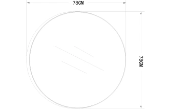 Зеркало настенное 19-OA-6276L 
