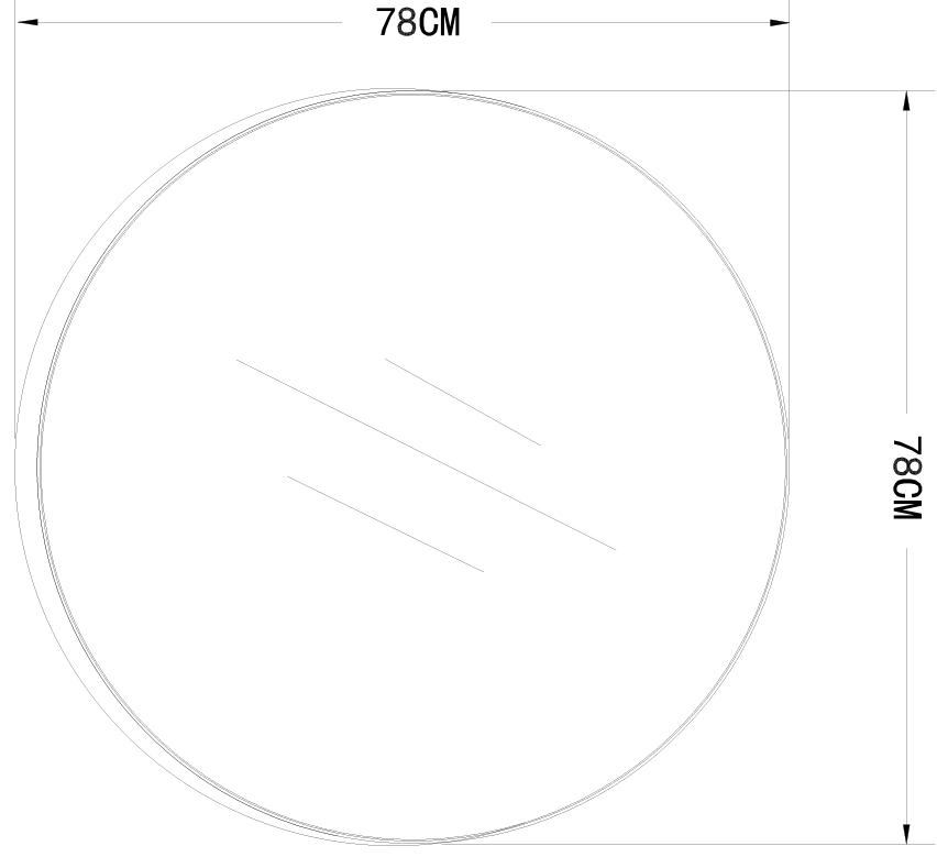 Зеркало настенное 19-OA-6276L 