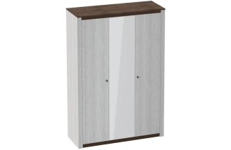 Шкаф трехдверный Даллас, распашной с зеркалом, дуб винтерберг / таксония