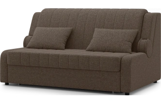 Диван прямой двухместный Марс 140, модель 066, Morelia 35 (коричневый)