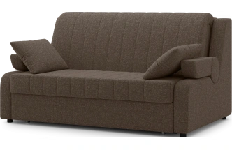 Диван прямой двухместный Марс 140, модель 066, Morelia 35 (коричневый)