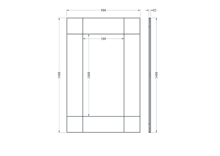 Зеркало настенное KFG048 