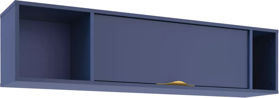 Полка навесная Челси, Морской синий