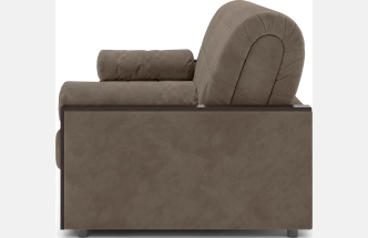 Диван прямой Токио 160, модель 062, Ultra Beige (бежевый) / венге