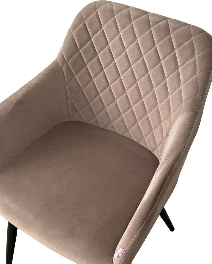 Стул Brandy, мягкий, 505-5 Тауп, велюр 