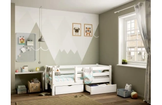 Детская кровать Соня, 70*160, с бортиками, лаванда