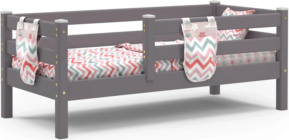 Детская кровать Соня, 70*160, с бортиками, лаванда