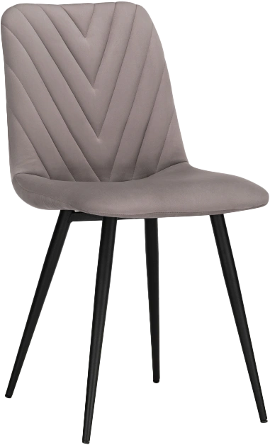 Стул Ральф, на металлокаркасе, латте / черный