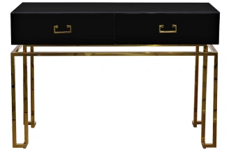 Туалетный столик KFG058, черный / золото