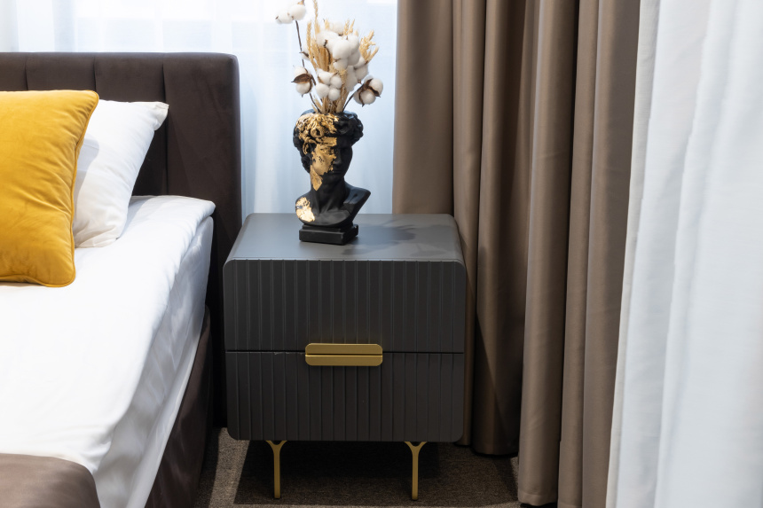 Тумба прикроватная 40AD-CB0005A, с ящиками