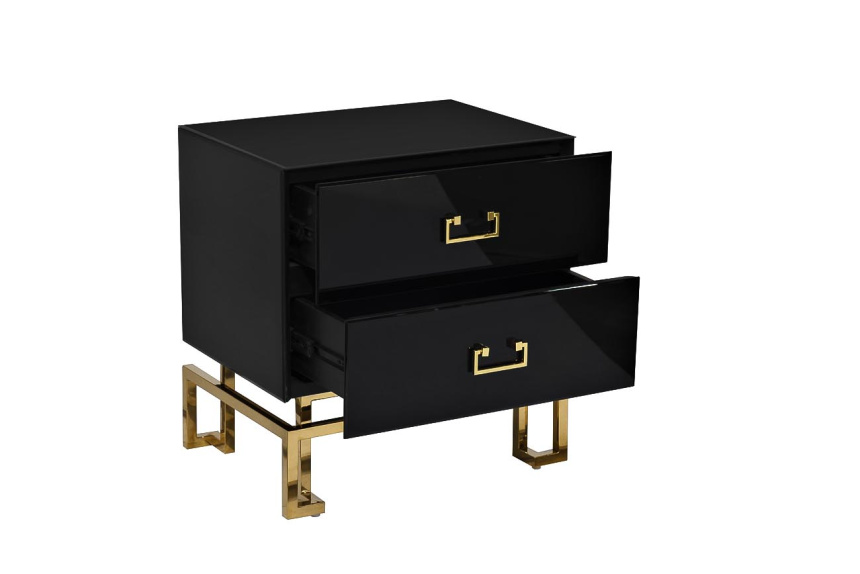 Тумба прикроватная KFG059, с ящиками