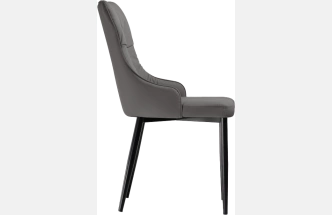 Стул Neli, на металлокаркасе, gray / black