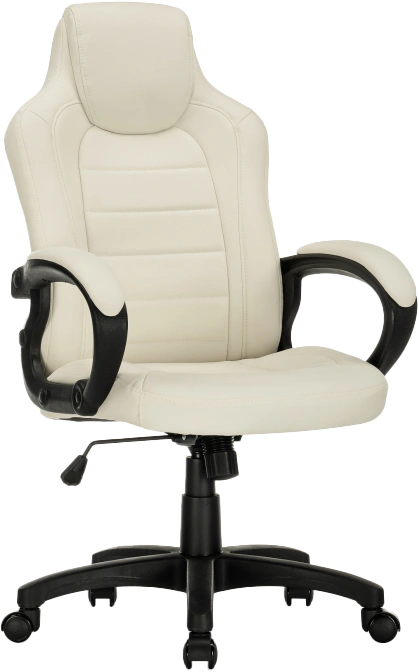 Компьютерное кресло Kadis, мягкое, кремовое