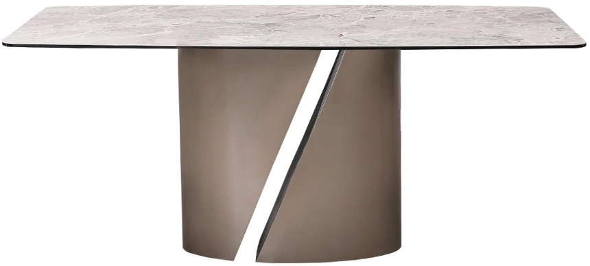 Обеденный стол 57EL-94100, керамика, серый / серый