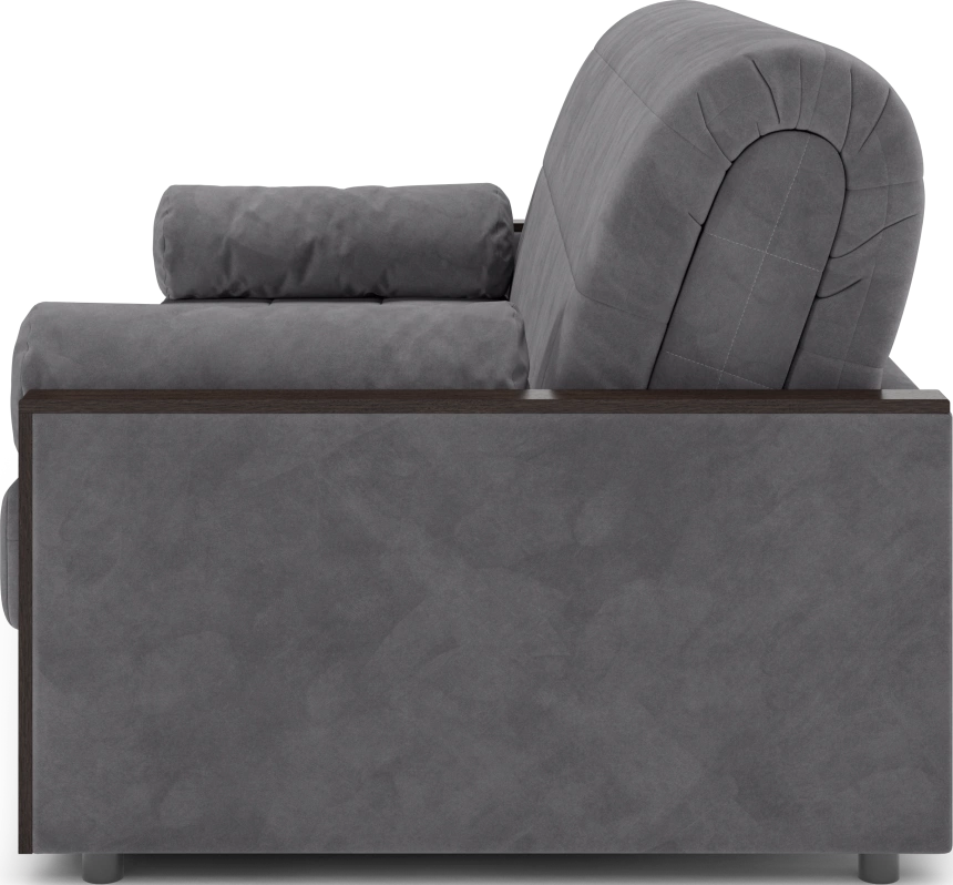 ​Диван прямой Токио 160, модель 062, Ultra Grey​ (серый) / венге