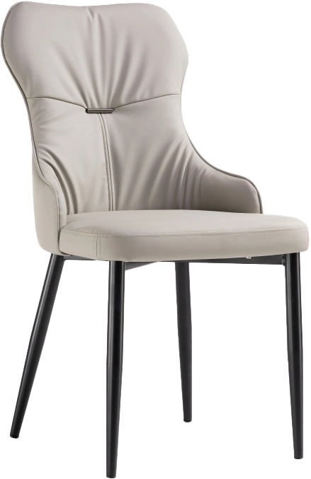 Стул Neli, на металлокаркасе, beige / black