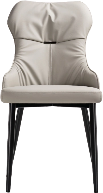 Стул Neli, на металлокаркасе, beige / black