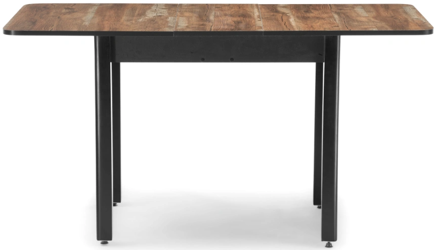 Кухонный обеденный раздвижной стол Баи, 110(139)х69х74, дуб юкон / черный