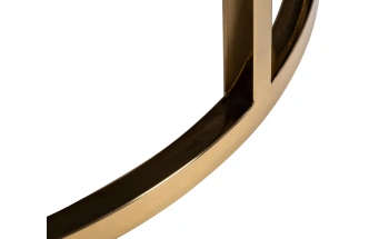 Комплект журнальных столов 57EL-CT101А-BL, 100x100x41, искусственный мрамор, черный мрамор / золото