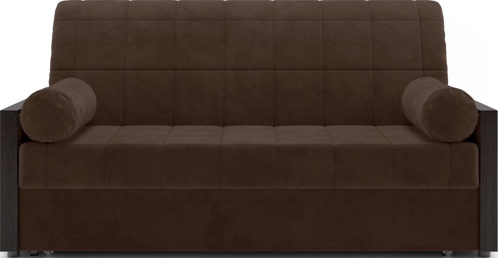 Диван прямой Токио 160, модель 062, Ultra Chocolate (шоколадный) / венге