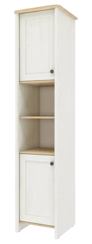 Стеллаж Тифани, Дуб небраска/Белый