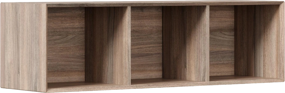 Полка навесная Электра 1200, вяз дымчатый