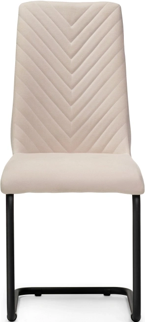 Стул Лулла, на полозьях, бежевый / черный