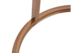 ​Комплект журнальных столов 57EL-ET101B, 60x60x63, искусственный мрамор, белый мрамор / золото