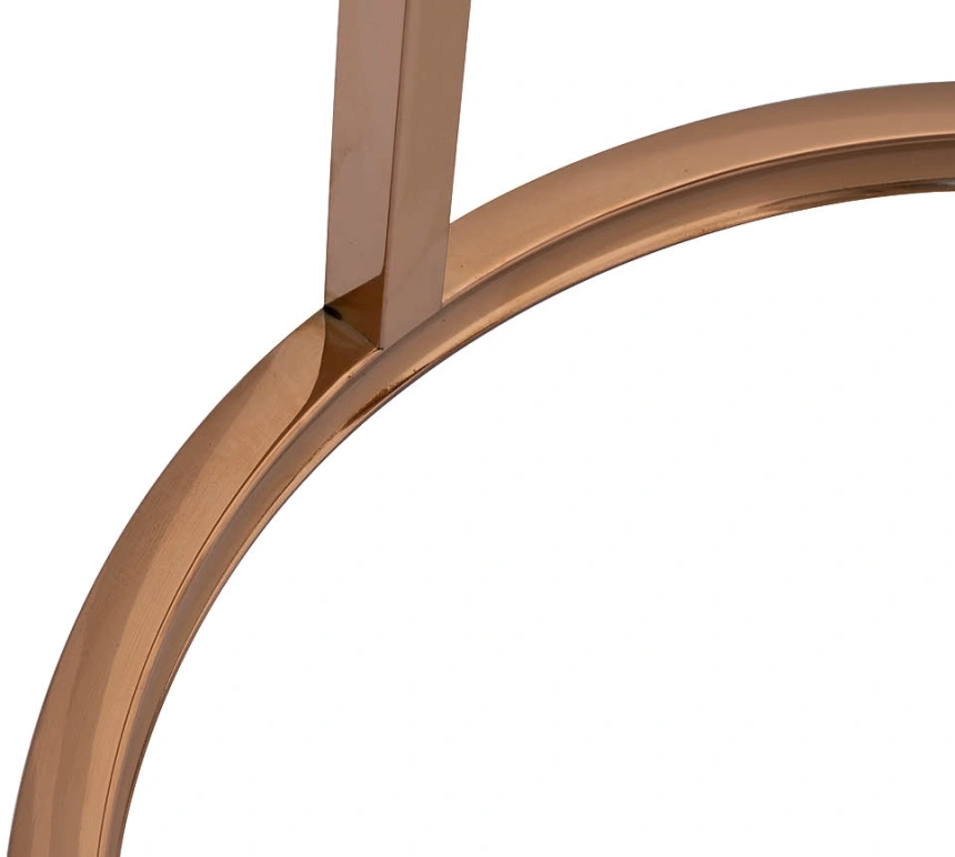 ​Комплект журнальных столов 57EL-ET101B, 60x60x63, искусственный мрамор, белый мрамор / золото