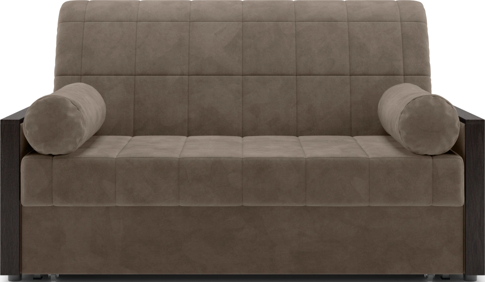 Диван прямой Токио 140, модель 062, Ultra Beige (бежевый) / венге