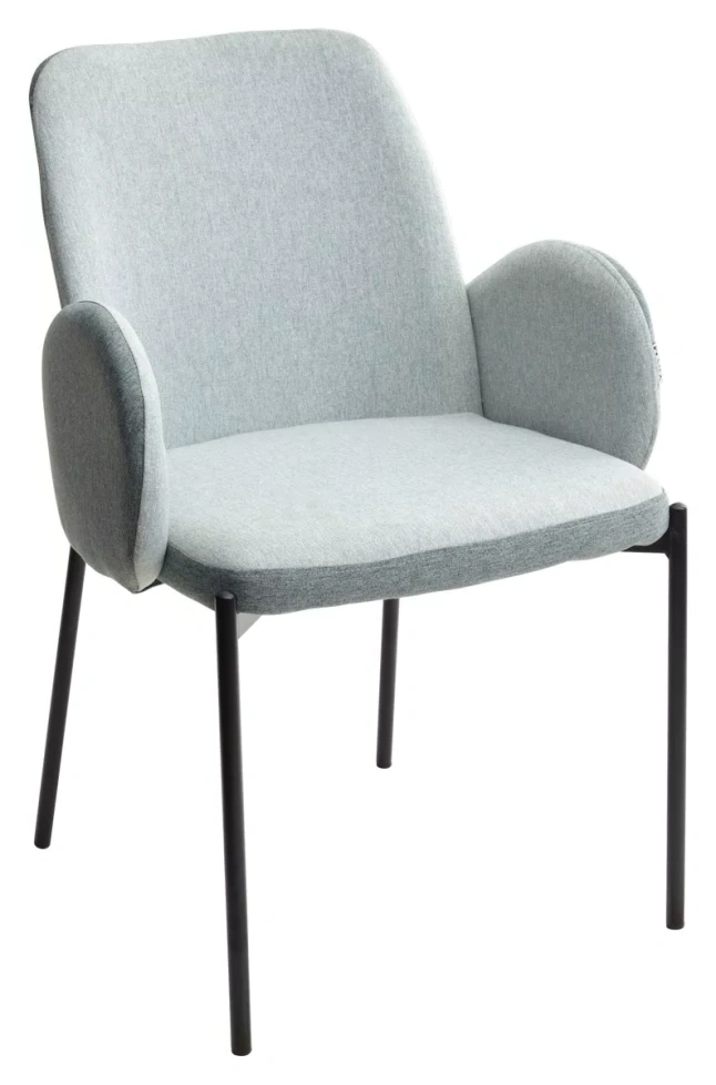 Стул Nikki, мягкий, VF113 светлая мята / VF115 серо-зеленый