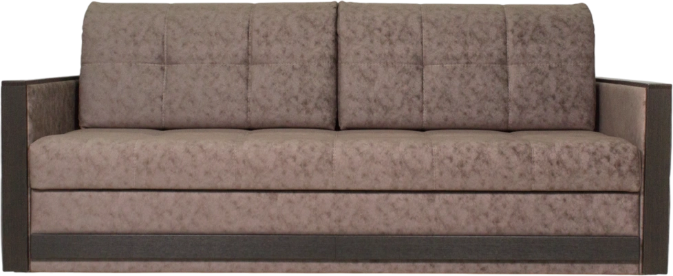 Диван прямой Адель 2, Подушки Ankona 02, основная ткань Ankona 09, декор Венге