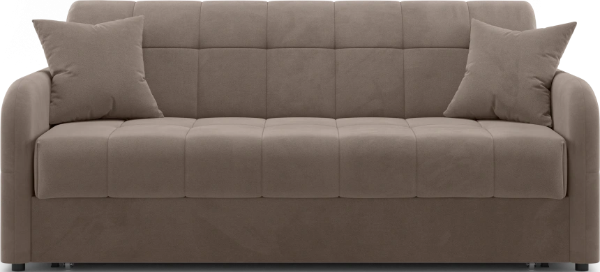 Диван прямой Гаспар 180, модель 045, Happy 233 (коричневый)