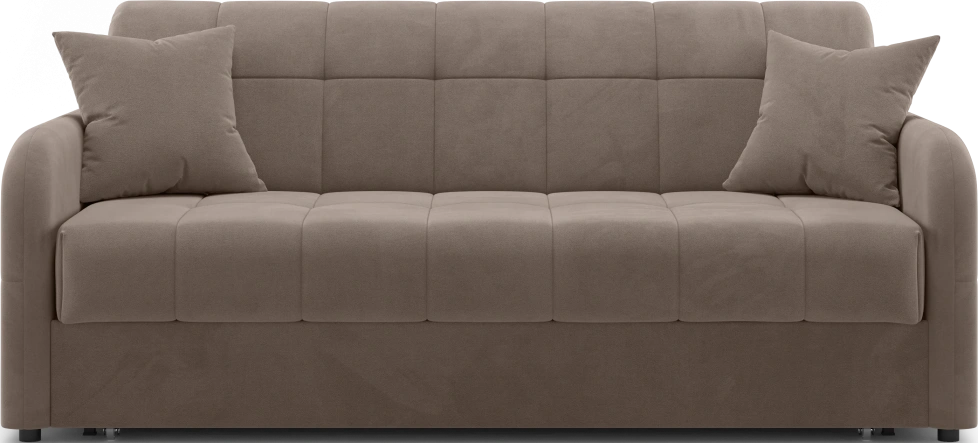 Диван прямой Гаспар 180, модель 045, Happy 233 (коричневый)