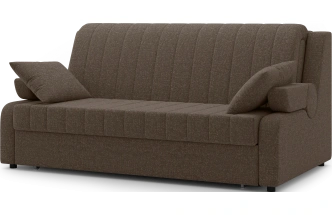 Диван прямой двухместный Марс 160, модель 066, Morelia 35 (коричневый)