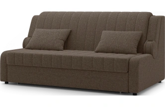 Диван прямой двухместный Марс 160, модель 066, Morelia 35 (коричневый)