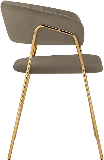 Стул Kamelia 1, cappuccino / gold